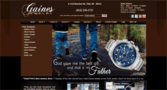 Desktop Screenshot of gainesjewelry.com